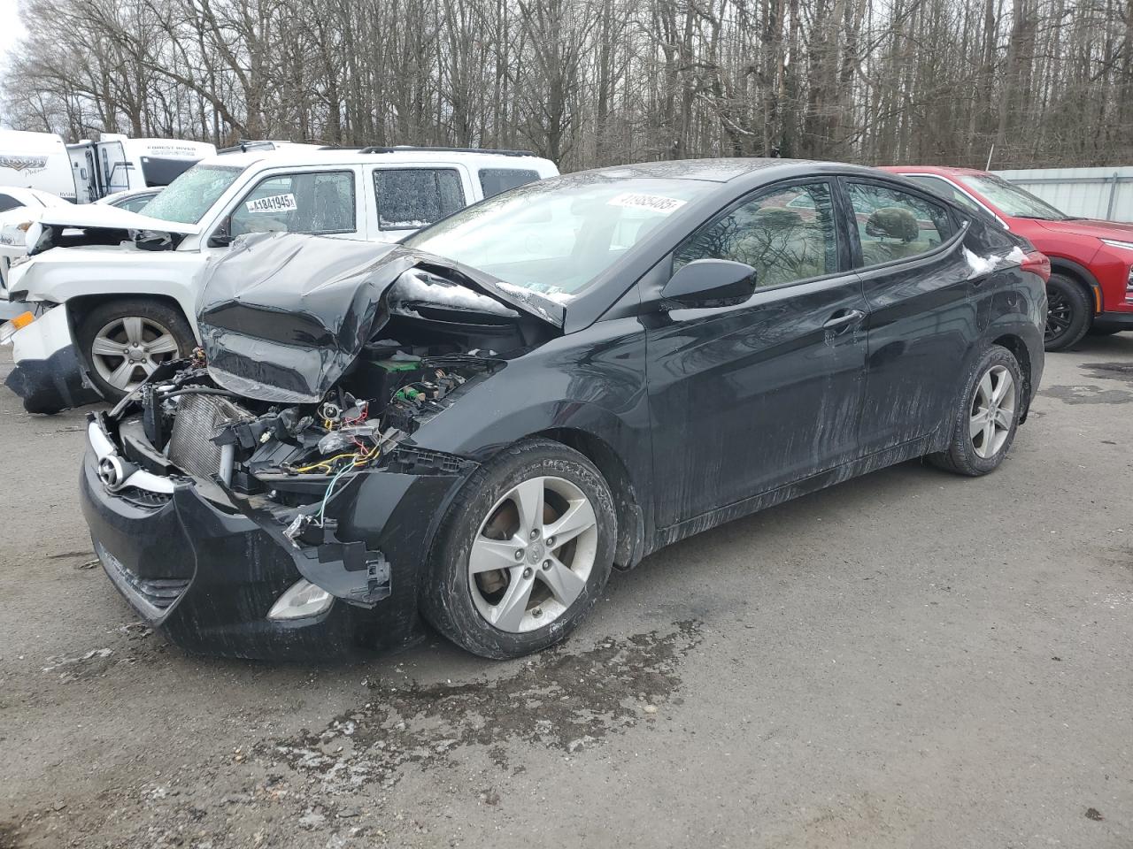 2013 Hyundai Elantra VIN 5NPDH4AE6DH331993