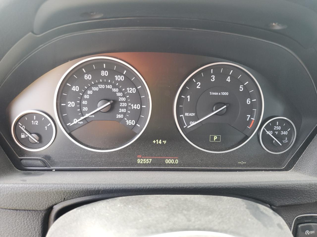 2015 BMW 3er VIN WBA3A9G50FNS65753 Copart auction photo, water/flood damage thumbnail 9