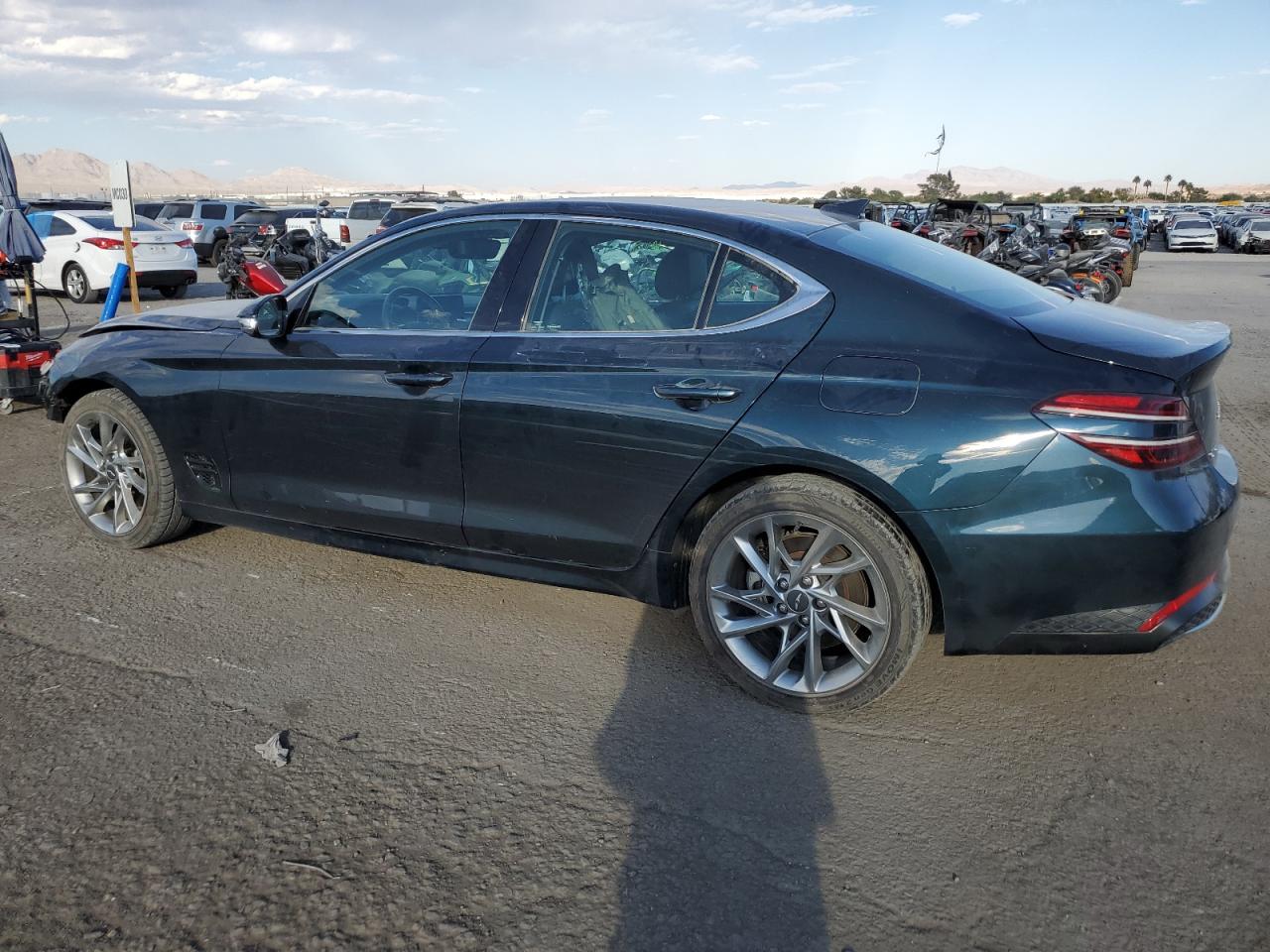 2022 Genesis G70 VIN KMTG34TA2NU094241 Copart auction photo, front end damage thumbnail 2