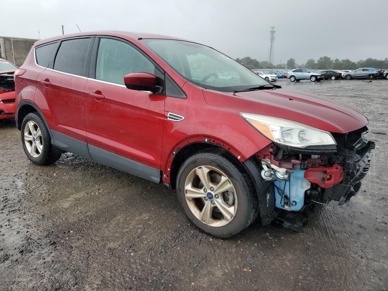 2015 Ford Escape VIN 1FMCU0GXXFUB00513 Copart auction photo, front end / side damage thumbnail 4