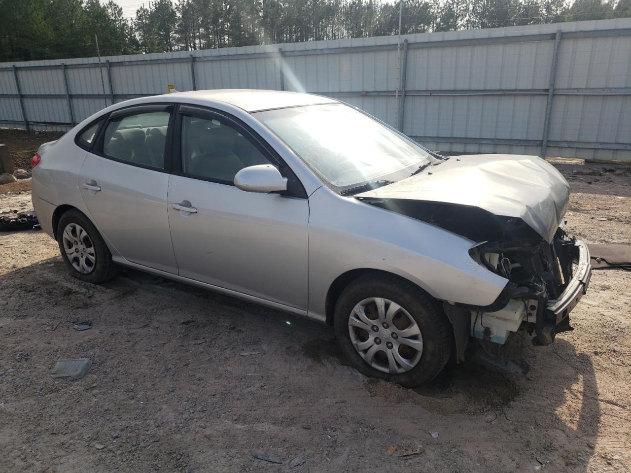 2010 Hyundai Elantra VIN KMHDU4AD1AU841443 Copart auction photo, front end damage thumbnail 4