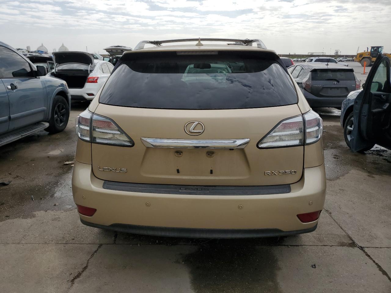 2010 Lexus RX VIN 2T2ZK1BA8AC016544 Copart auction photo, front end / side damage thumbnail 6