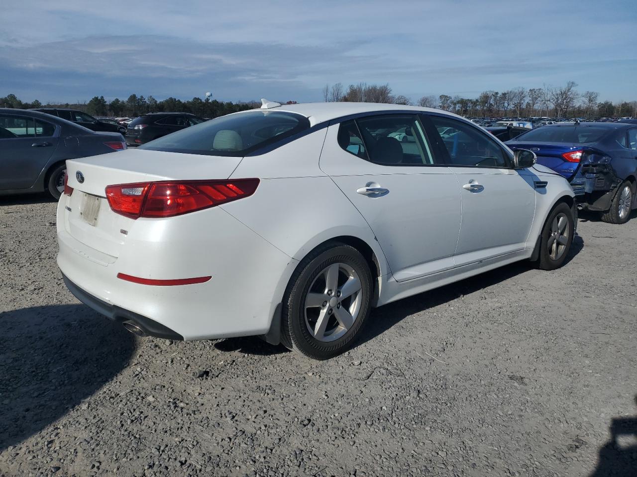 2014 KIA Optima VIN 5XXGM4A78EG318704 Copart auction photo, front end damage thumbnail 3