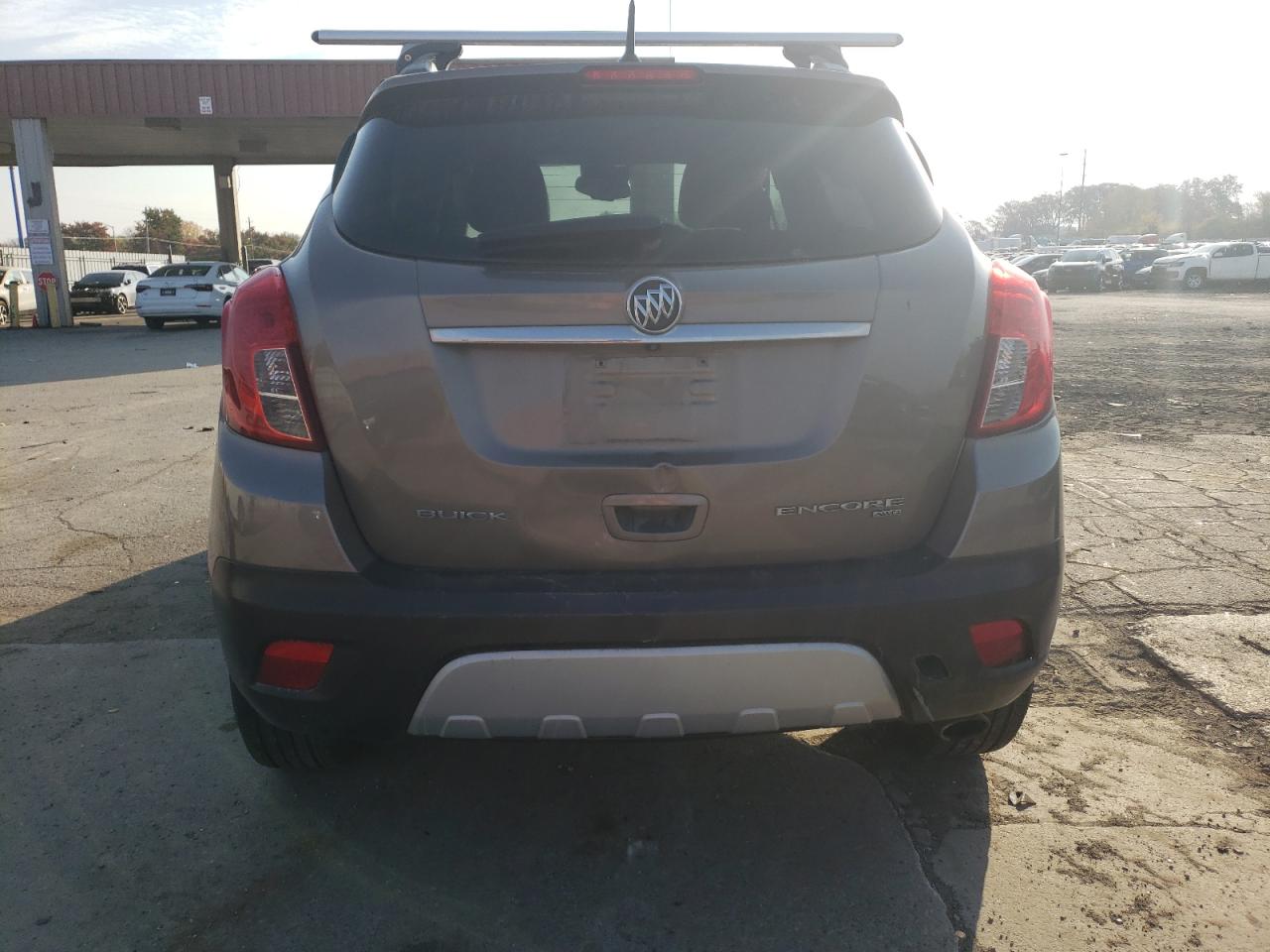 2014 Buick Encore VIN KL4CJFSB3EB684706 Copart auction photo, front end / rear end damage thumbnail 6
