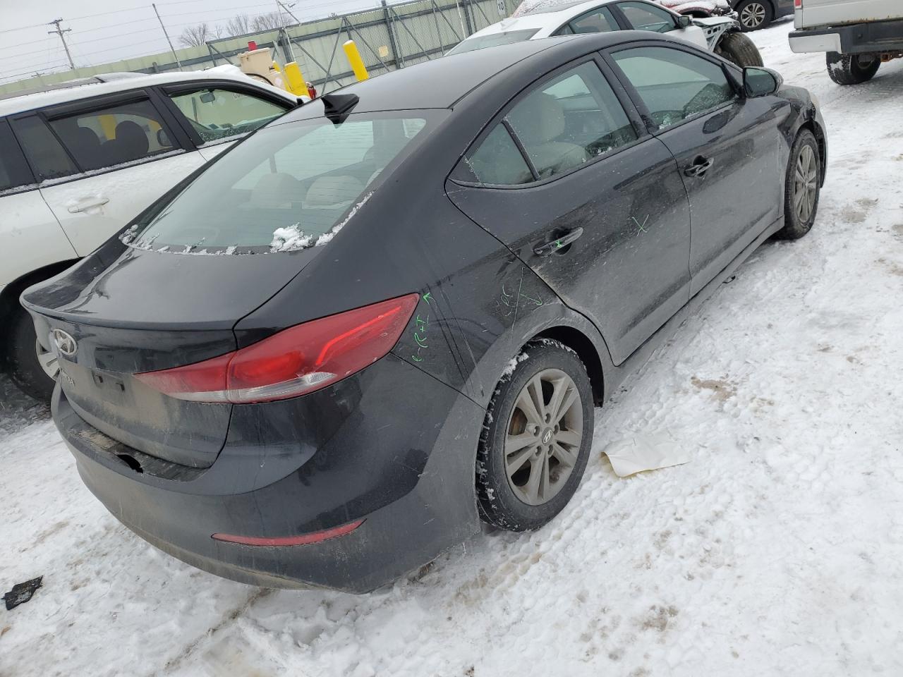 2017 Hyundai Elantra VIN 5NPD84LF8HH185981 Copart auction photo, front end / minor dent/scratches damage thumbnail 3