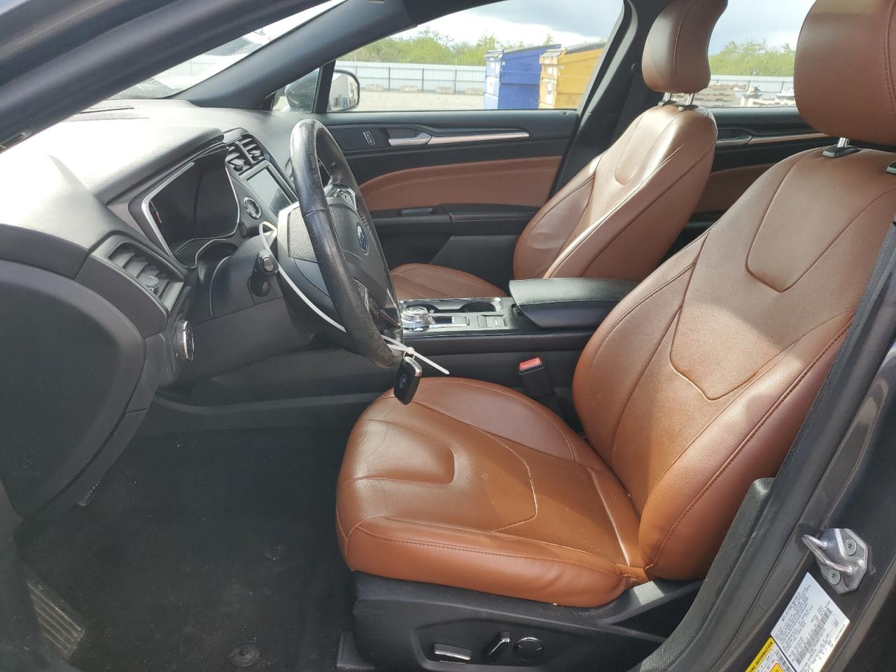 2019 Ford Fusion VIN 3FA6P0RU6KR182145 Copart auction photo, rear end damage thumbnail 7