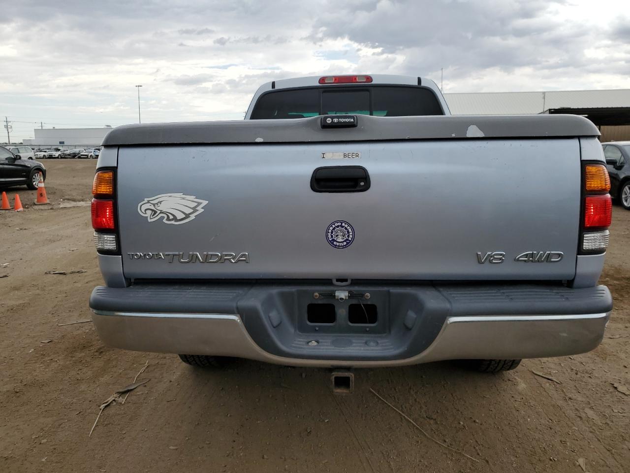 2000 Toyota Tundra VIN 5TBBT4411YS082090 Copart auction photo, hail damage thumbnail 6