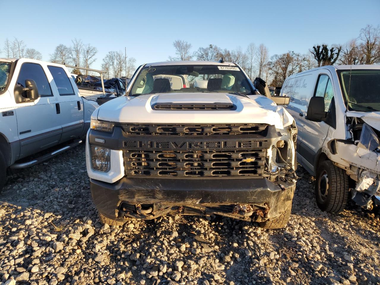2020 Chevrolet Silverado VIN 1GC0YLE71LF242300 Copart auction photo, all over damage thumbnail 5