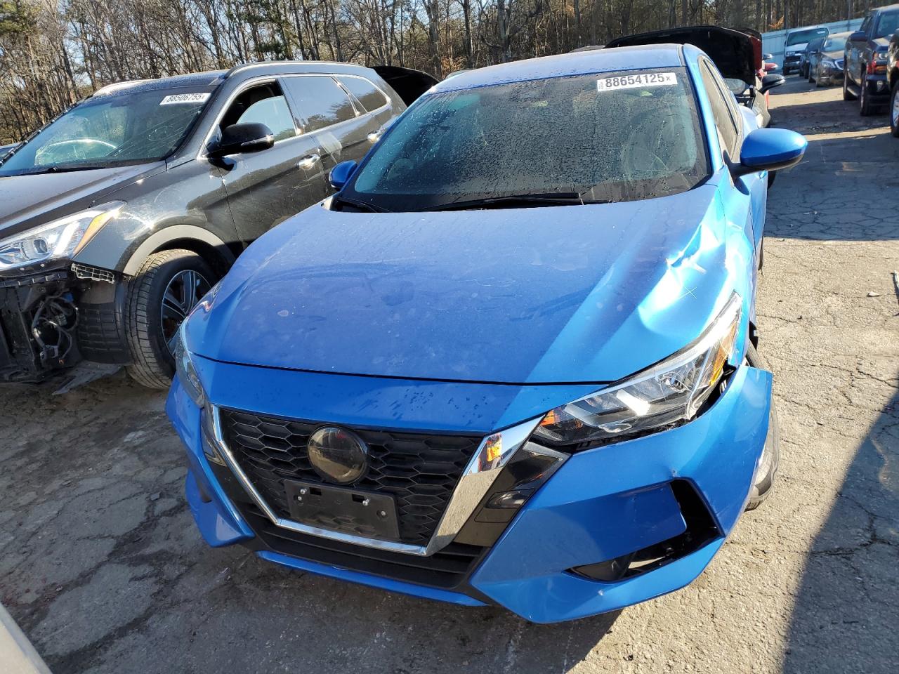 2021 Nissan Sentra VIN 3N1AB8CV3MY314180 Copart auction photo, front end / undercarriage damage thumbnail 5