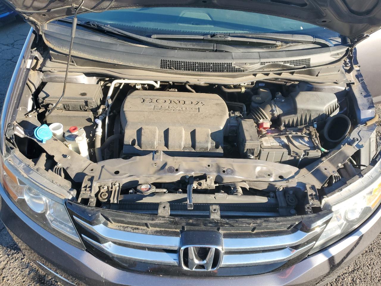 2016 Honda Odyssey VIN 5FNRL5H38GB010443 Copart auction photo, front end / undercarriage damage thumbnail 12