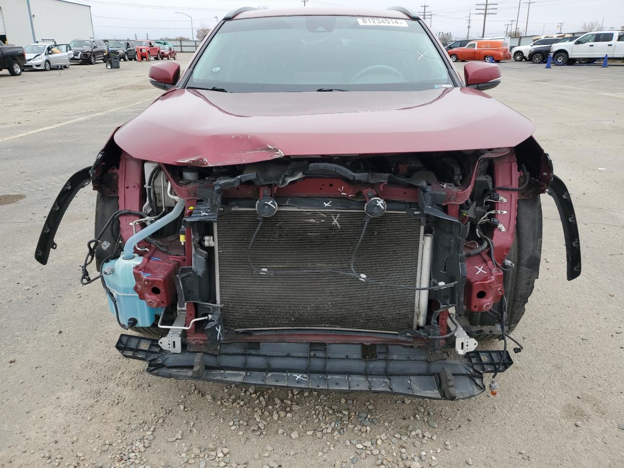 2020 Toyota RAV 4 VIN 2T3G1RFV1LW109375 Copart auction photo, front end damage thumbnail 5