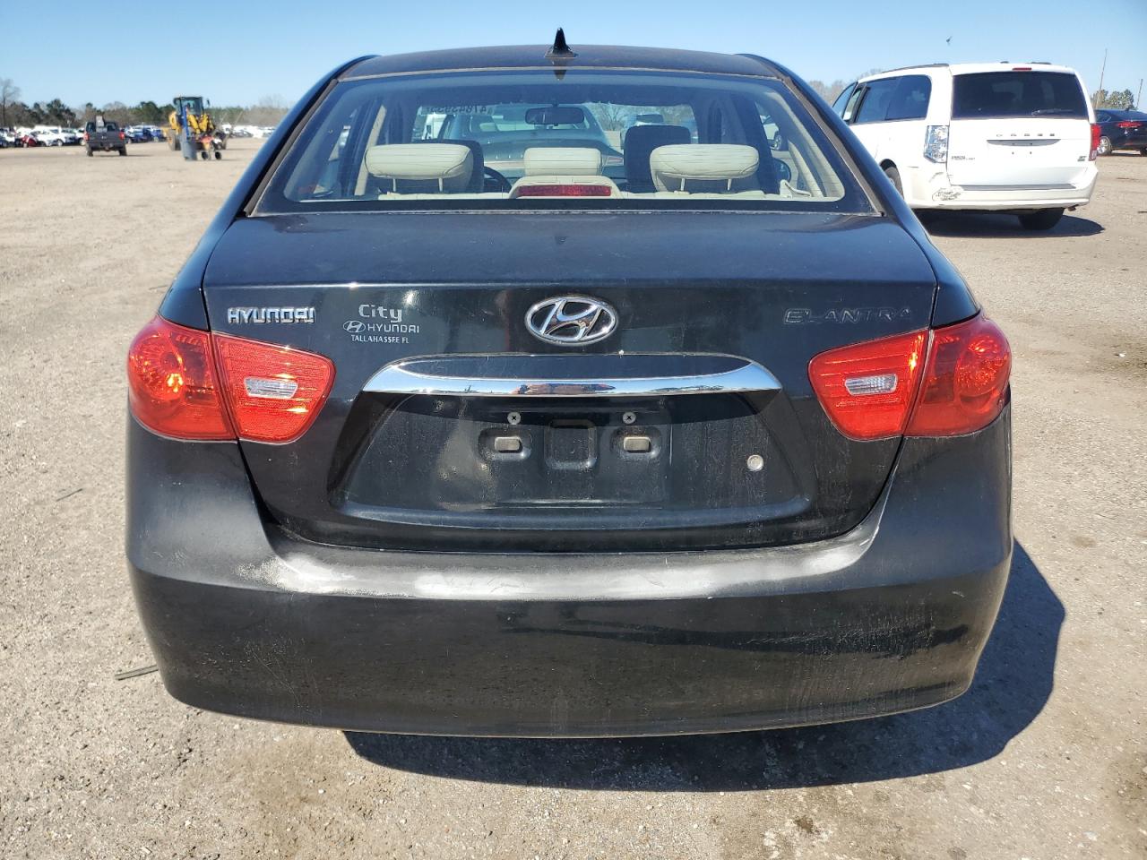 2010 Hyundai Elantra VIN KMHDU4AD2AU161311 Copart auction photo, front end / side damage thumbnail 6