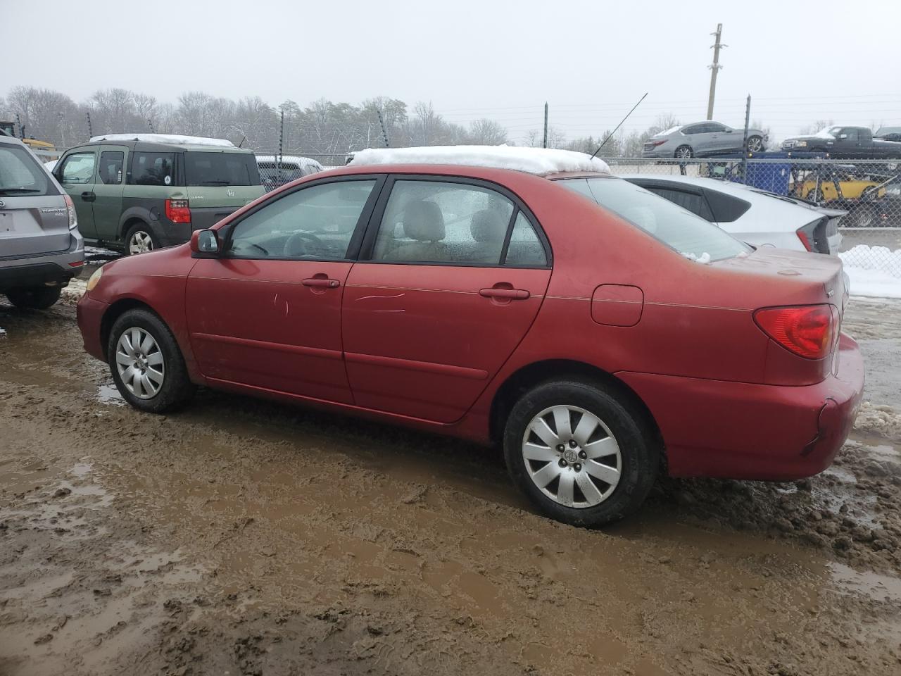 2003 Toyota Corolla VIN 2T1BR32E73C006641 Copart auction photo, front end / minor dent/scratches damage thumbnail 2