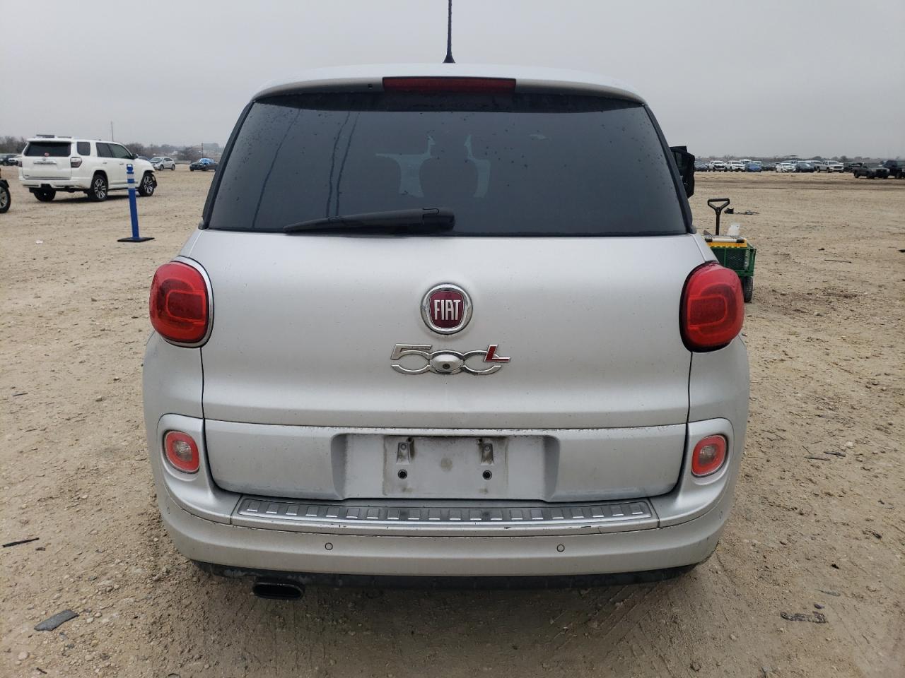 2014 Fiat 500 VIN ZFBCFACH9EZ017436 Copart auction photo, front end / side damage thumbnail 6