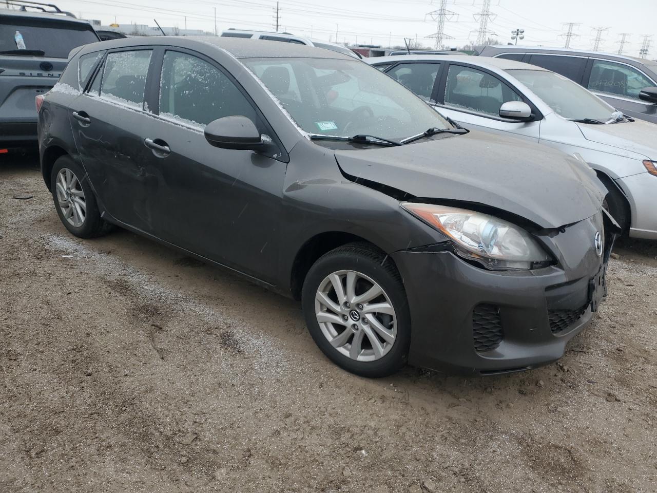 2013 Mazda 3 VIN JM1BL1L76D1834529 Copart auction photo, front end damage thumbnail 4