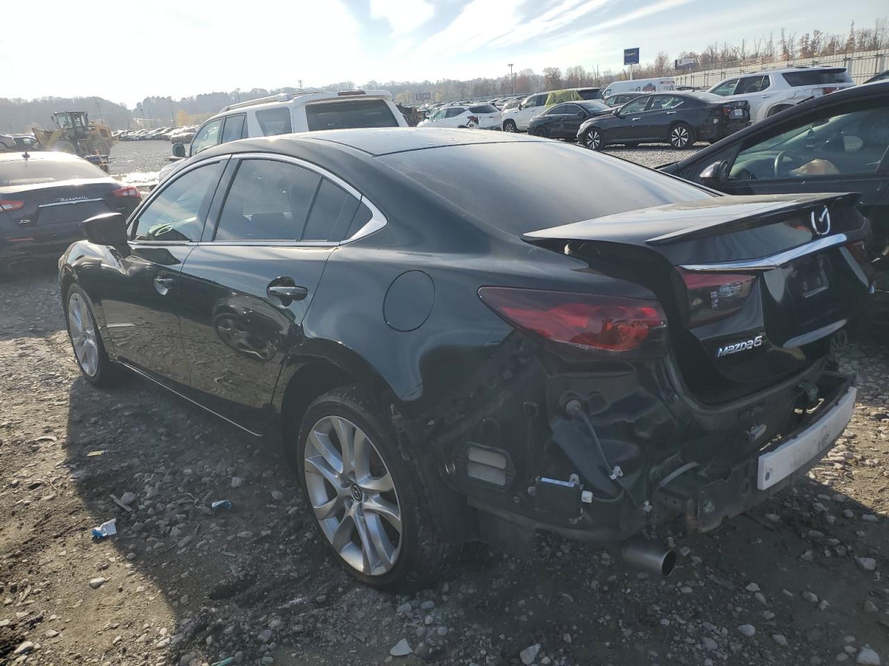 2016 Mazda 6 VIN JM1GJ1V59G1438803 Copart auction photo, side / rear end damage thumbnail 2