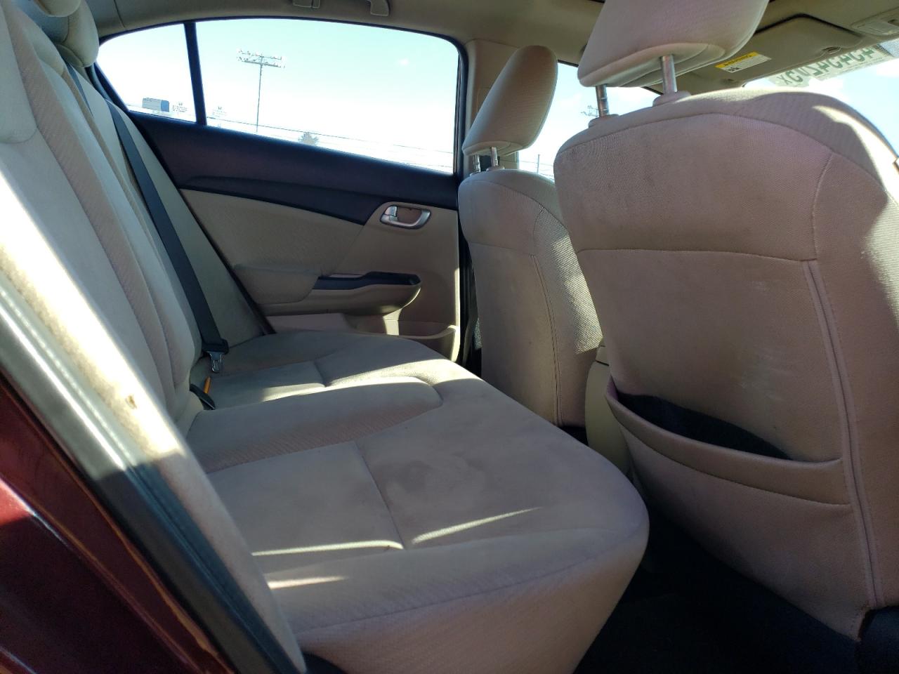2013 Honda Civic VIN 19XFB2F89DE263503 Copart auction photo, side damage thumbnail 10