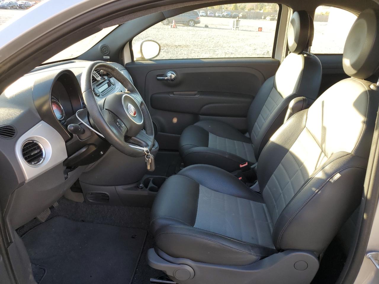 2012 Fiat 500 VIN 3C3CFFBR3CT381316 Copart auction photo, front end damage thumbnail 7