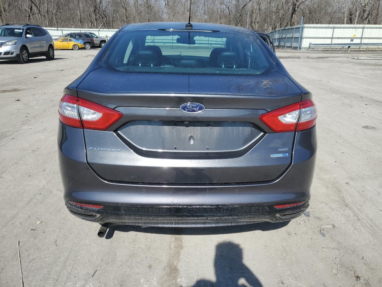 2016 Ford Fusion VIN 3FA6P0T98GR171045 Copart auction photo, side / rear end damage thumbnail 6