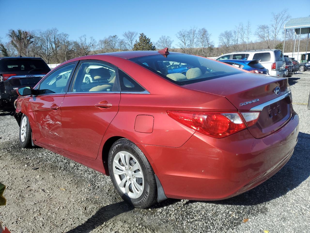 2013 Hyundai Sonata VIN 5NPEB4AC8DH578243 Copart auction photo, all over / undercarriage damage thumbnail 2