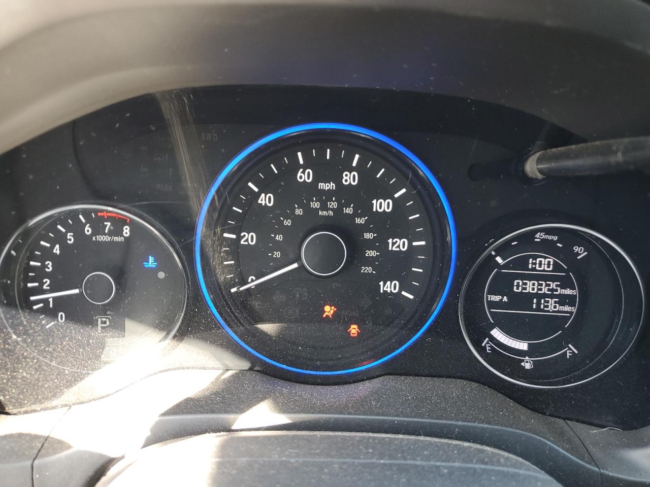 2021 Honda HR-V VIN 3CZRU5H14MM717214 Copart auction photo, front end damage thumbnail 9
