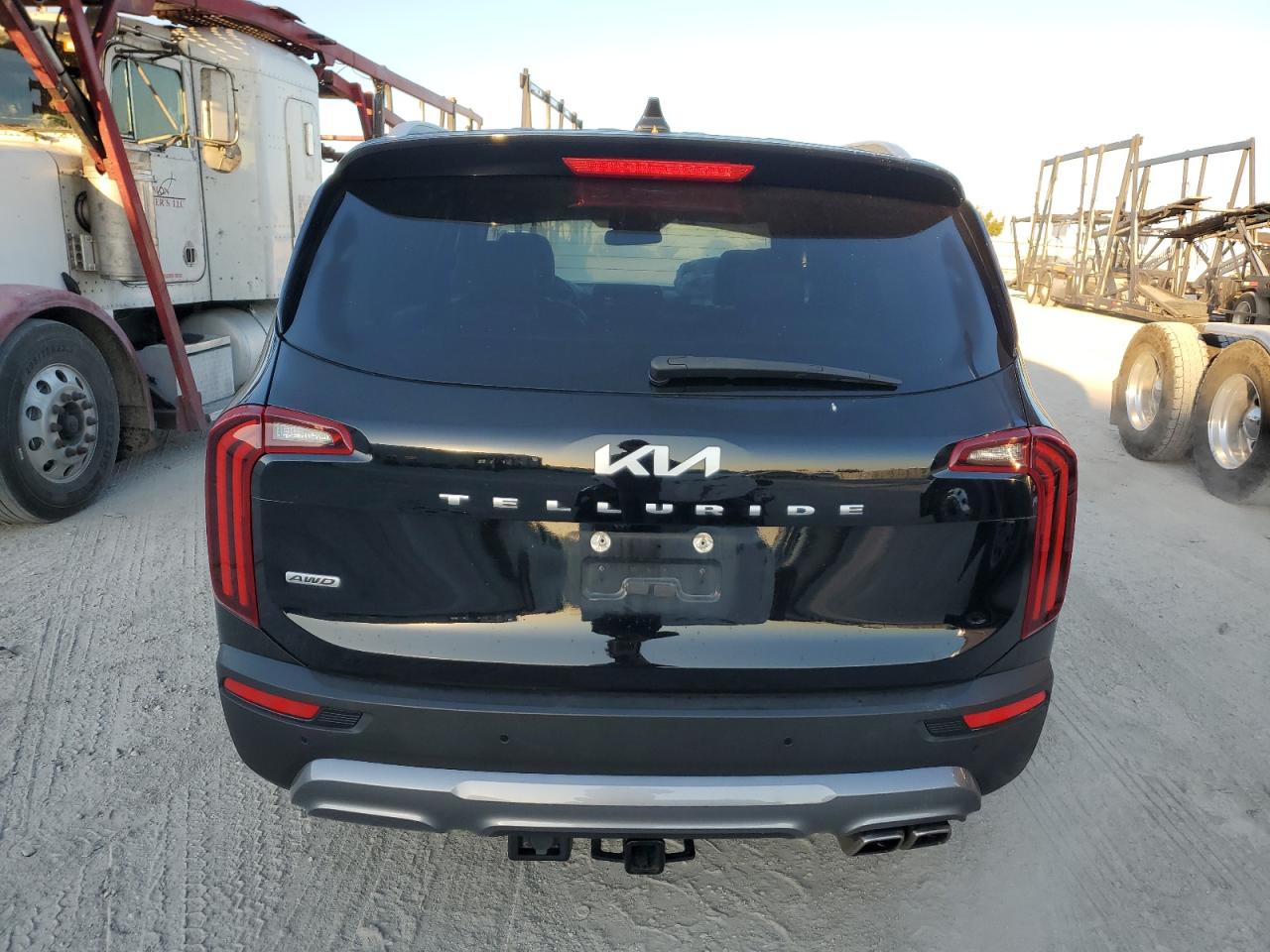 2022 KIA Telluride VIN 5XYP5DHC8NG286462 Copart auction photo, front end / side damage thumbnail 6