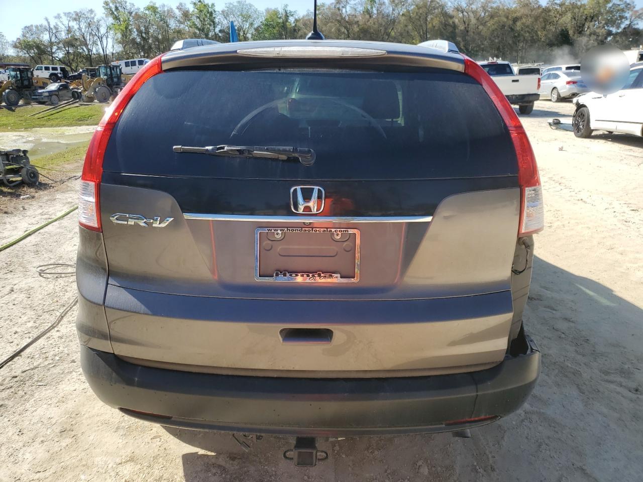 2013 Honda CR-V VIN 5J6RM3H77DL041545 Copart auction photo, rear end / minor dent/scratches damage thumbnail 6