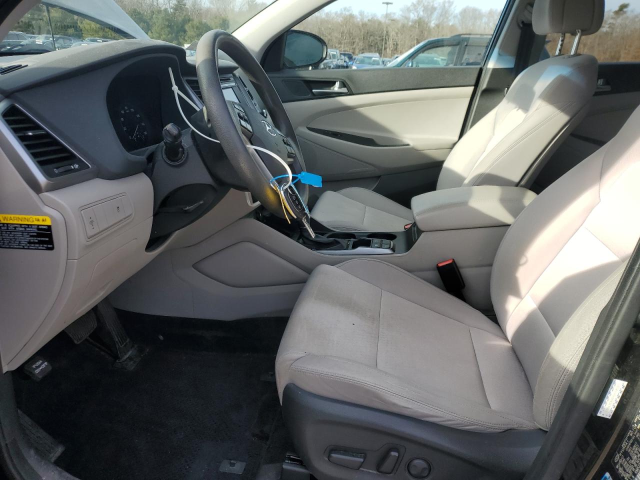 2017 Hyundai Tucson VIN KM8J3CA49HU516081 Copart auction photo, front end / minor dent/scratches damage thumbnail 7