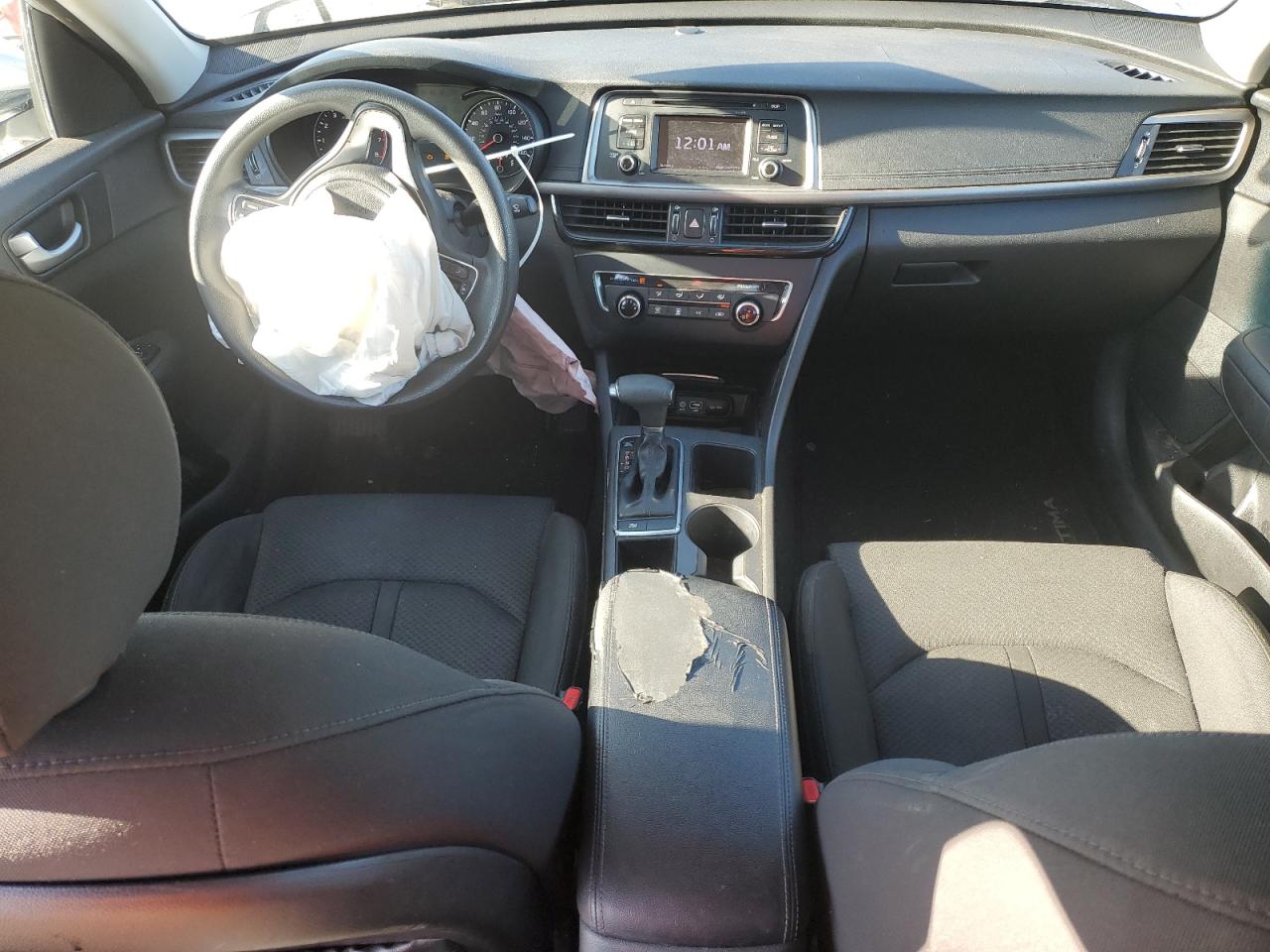 2016 KIA Optima VIN 5XXGT4L38GG017284 Copart auction photo, front end / side damage thumbnail 8