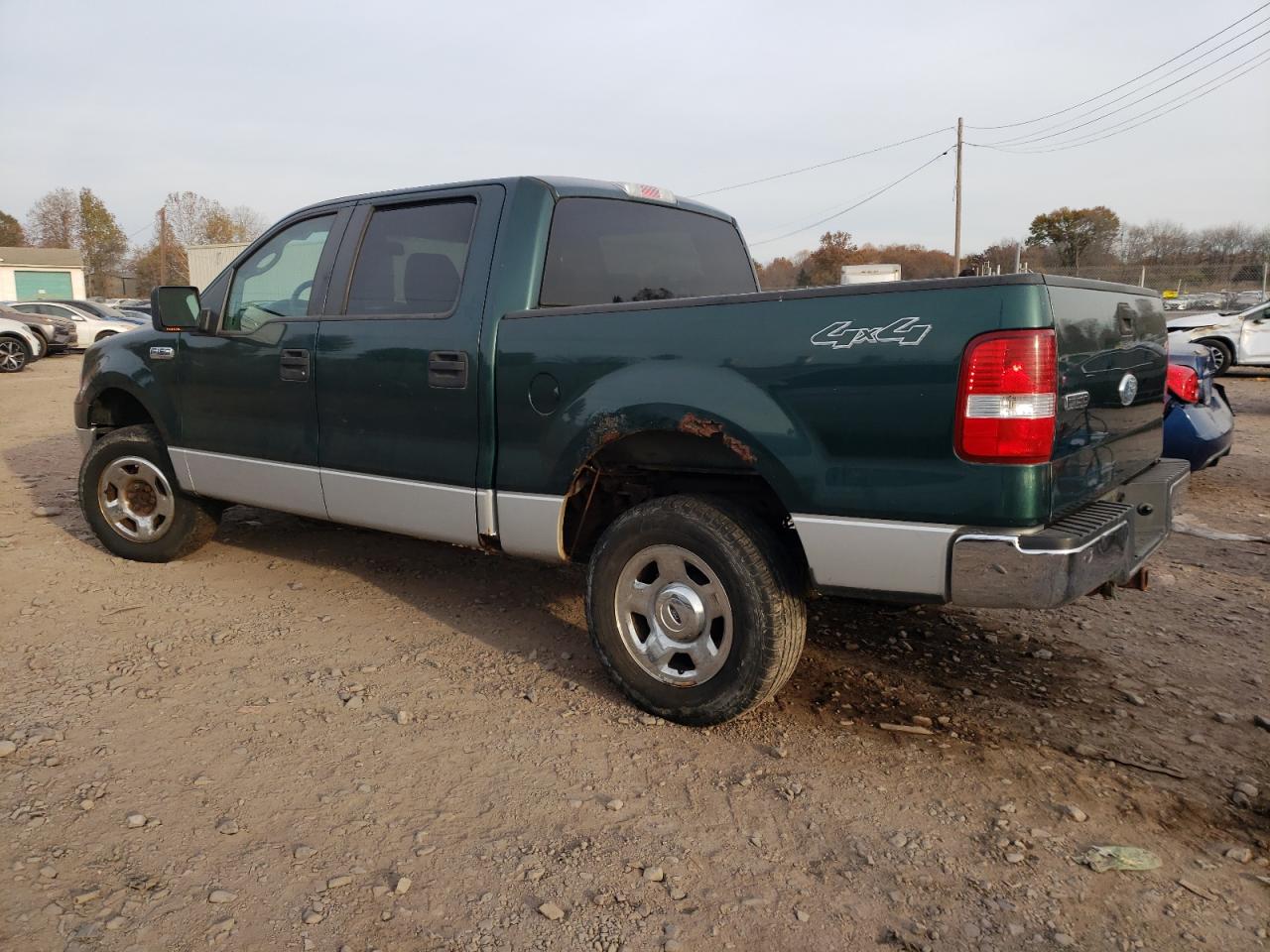 2007 Ford F-150 VIN 1FTRW14W27FA47600 Copart auction photo, side / front end damage thumbnail 2