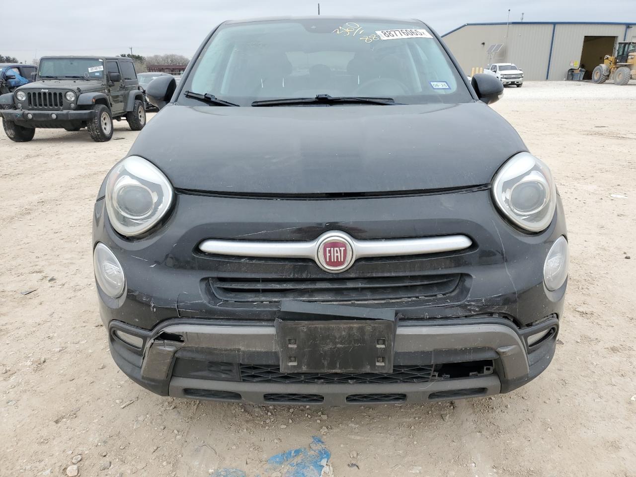 2018 Fiat 500 VIN ZFBCFXCB1JP672405 Copart auction photo, all over / undercarriage damage thumbnail 5