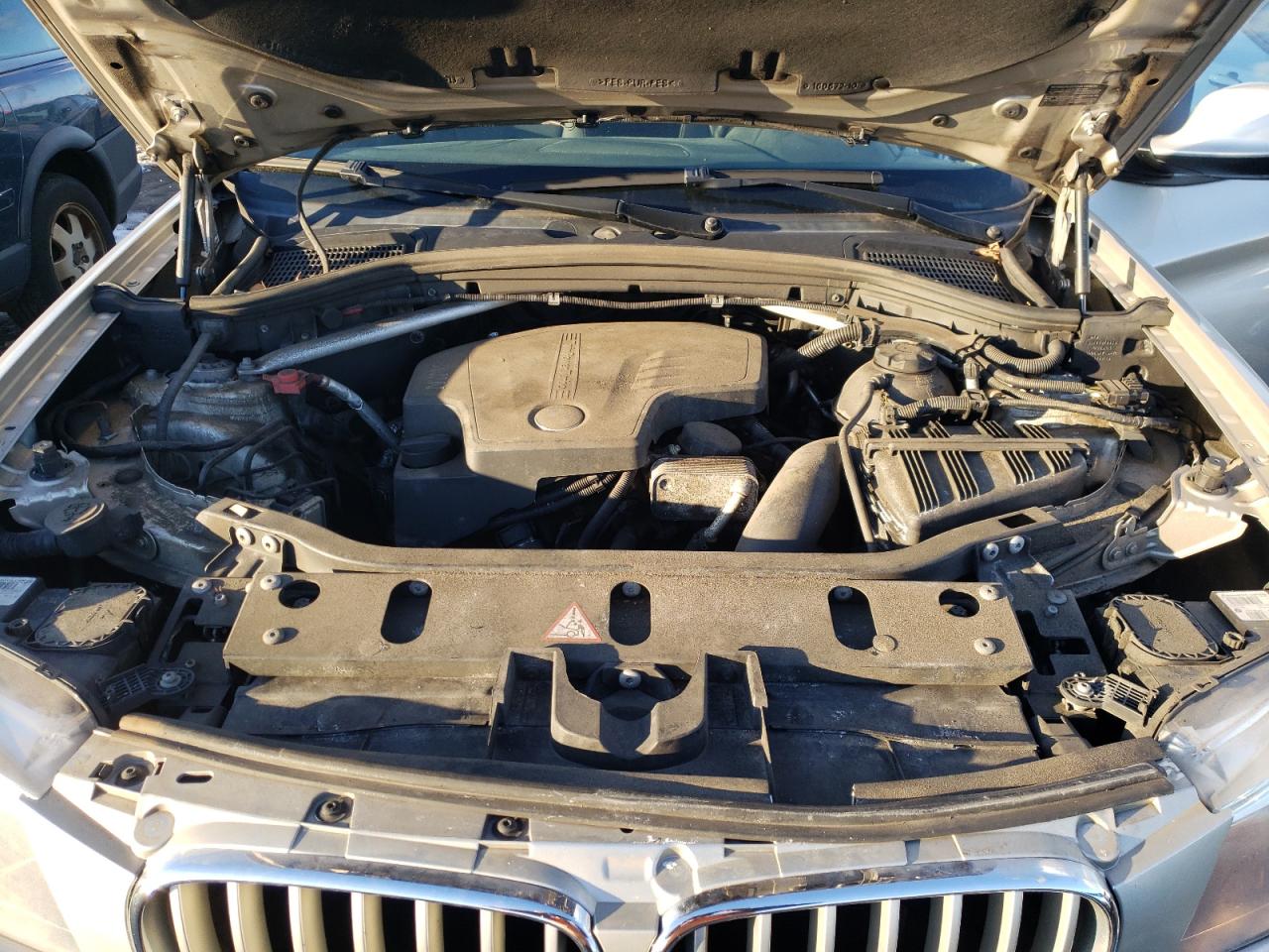 2014 BMW X3 VIN 5UXWX9C55E0D27472 Copart auction photo, rear end damage thumbnail 12