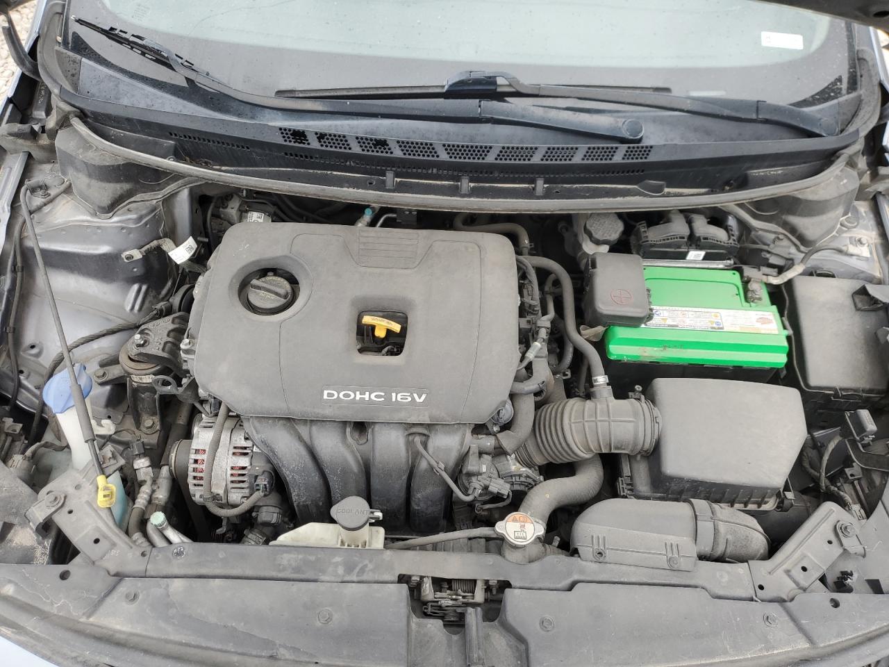2017 KIA Forte VIN 3KPFL4A75HE125700 Copart auction photo, front end / side damage thumbnail 12