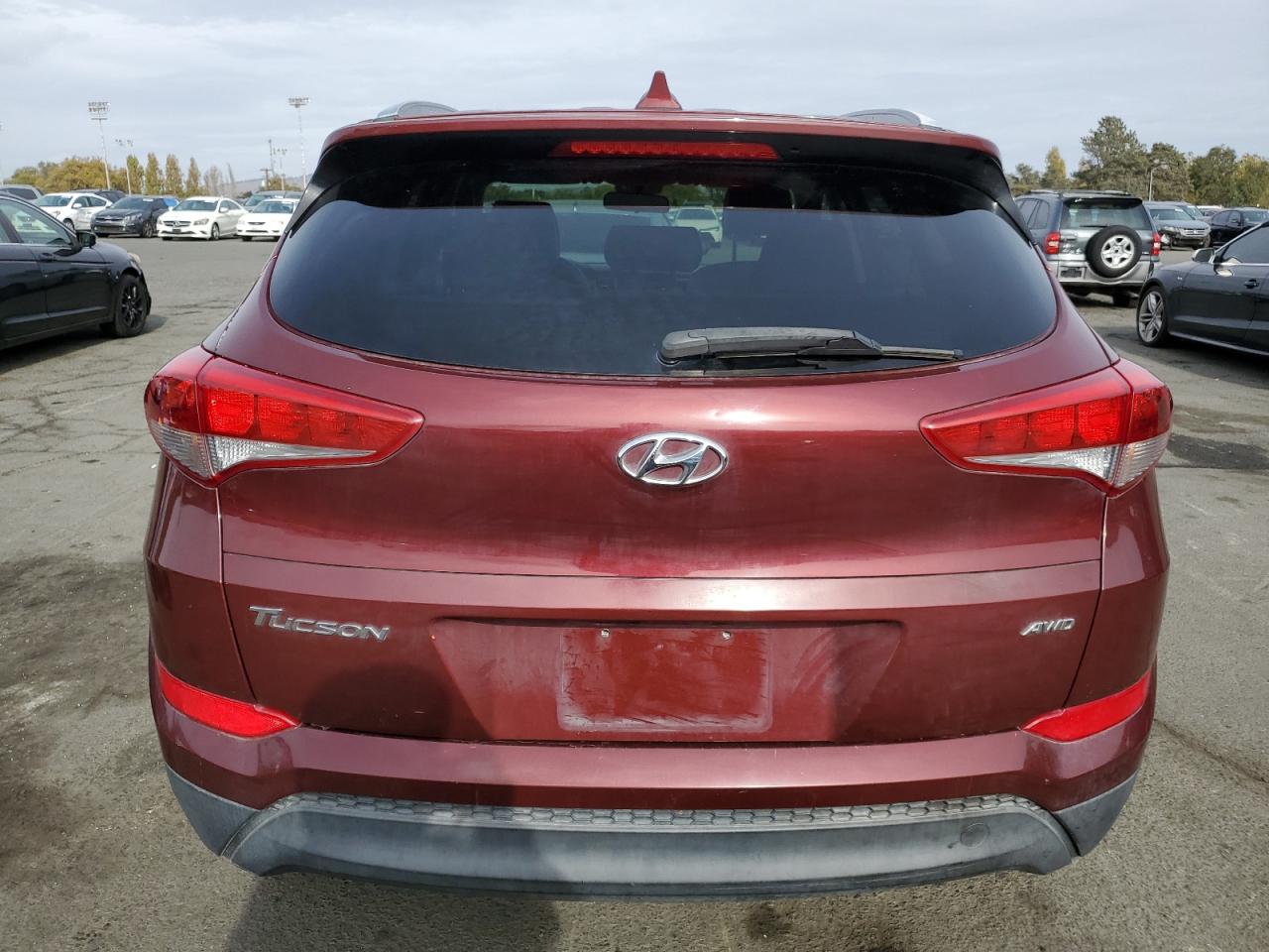 2018 Hyundai Tucson VIN KM8J3CA44JU617146 Copart auction photo, normal wear damage thumbnail 6