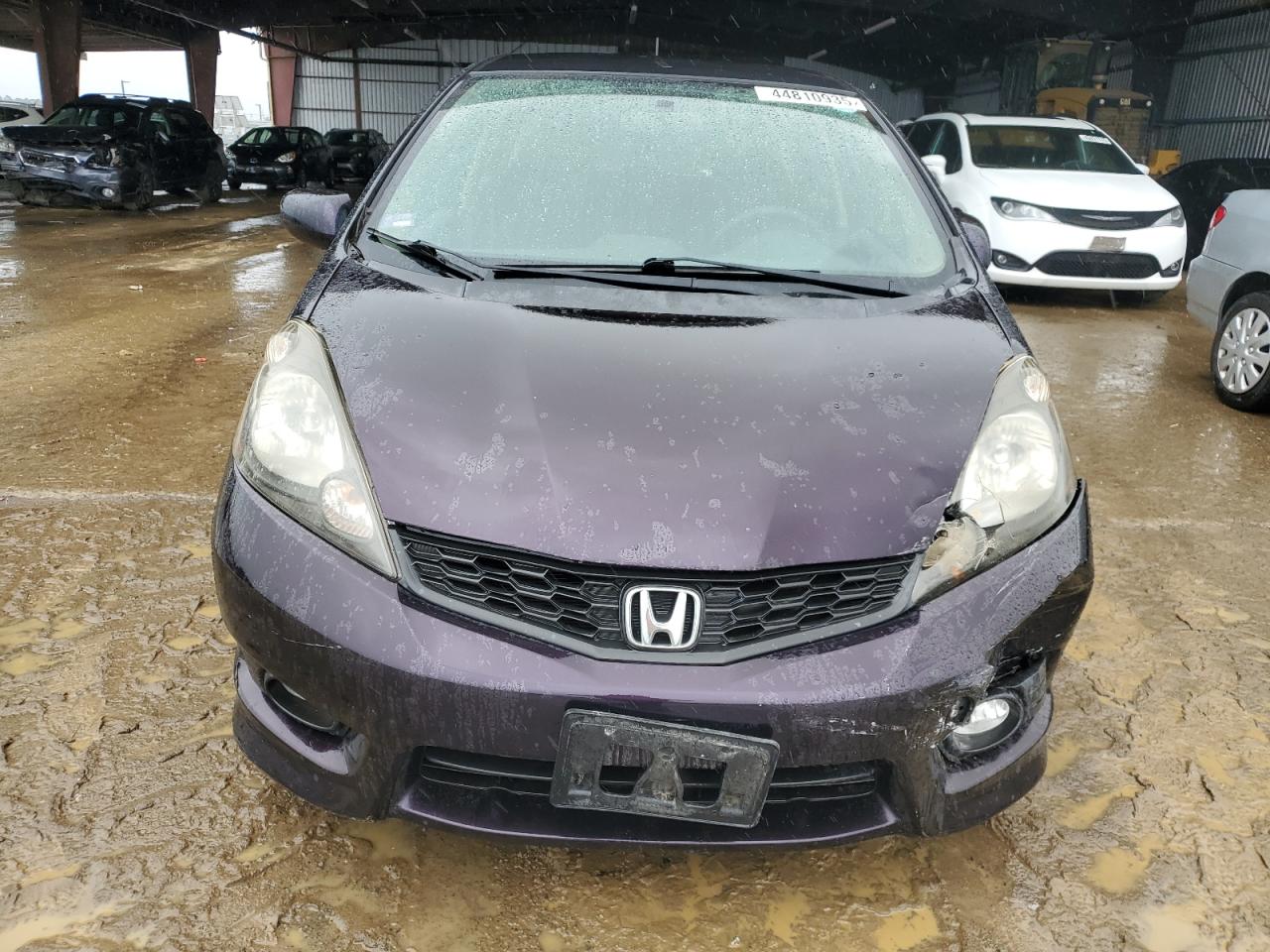 2013 Honda Fit VIN JHMGE8H50DC006608 Copart auction photo, front end damage thumbnail 5