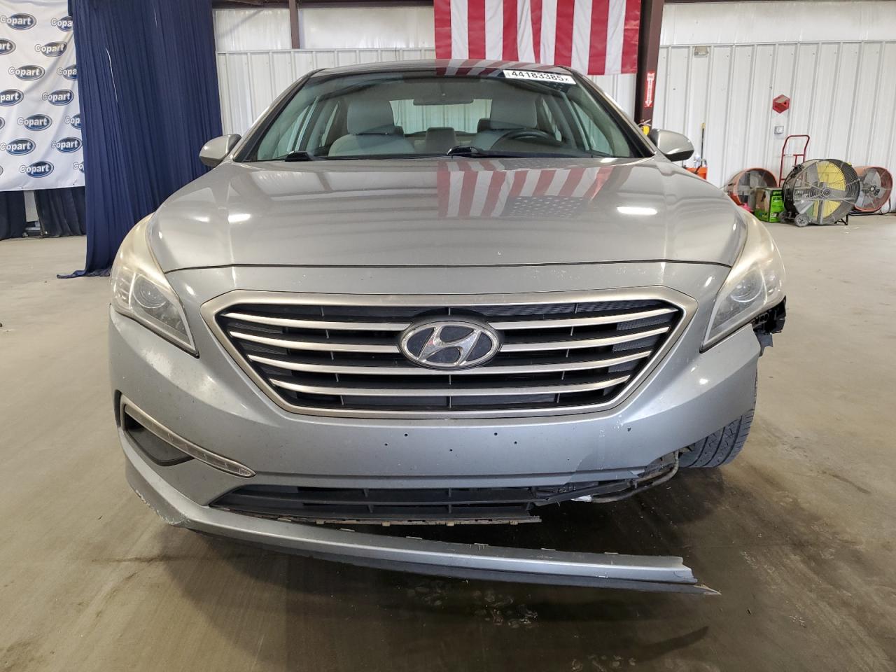 2015 Hyundai Sonata VIN 5NPE24AF1FH087459 Copart auction photo, front end / rear end damage thumbnail 5