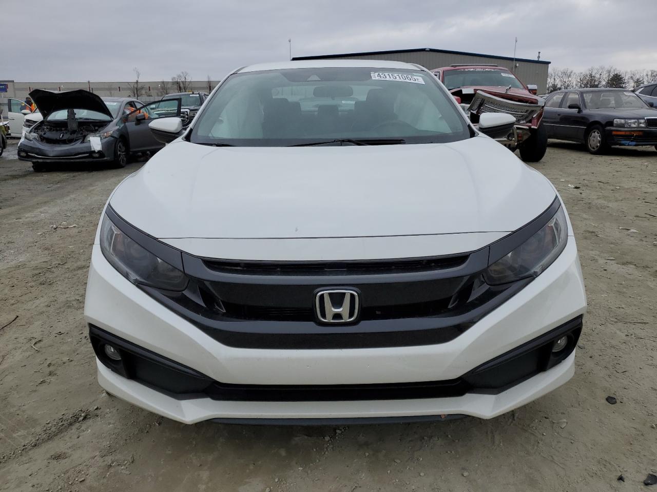 2020 Honda Civic VIN 2HGFC2F84LH554167 Copart auction photo, side damage thumbnail 5