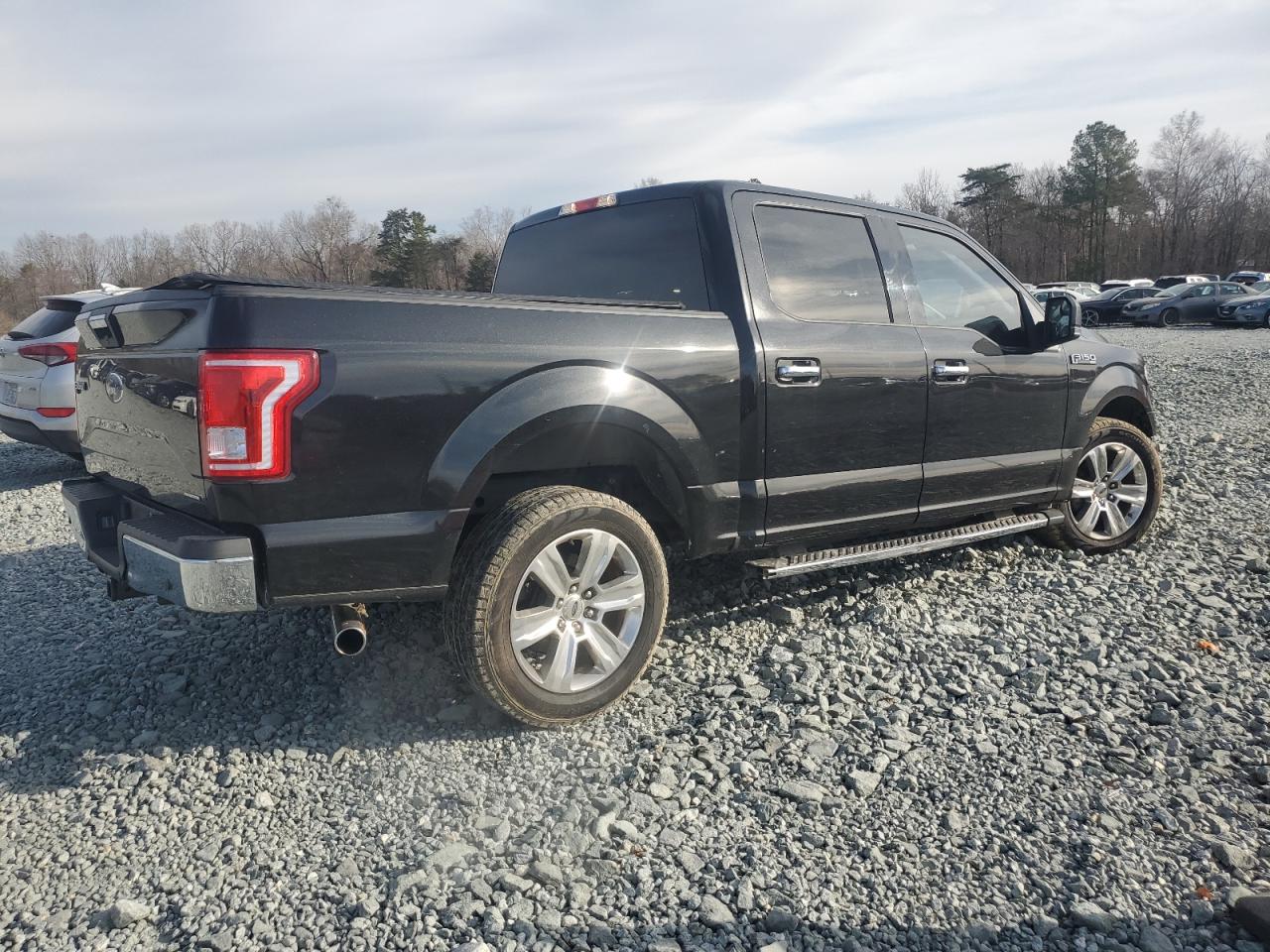 2015 Ford F-150 VIN 1FTEW1CF9FKE15115 Copart auction photo, side / front end damage thumbnail 3
