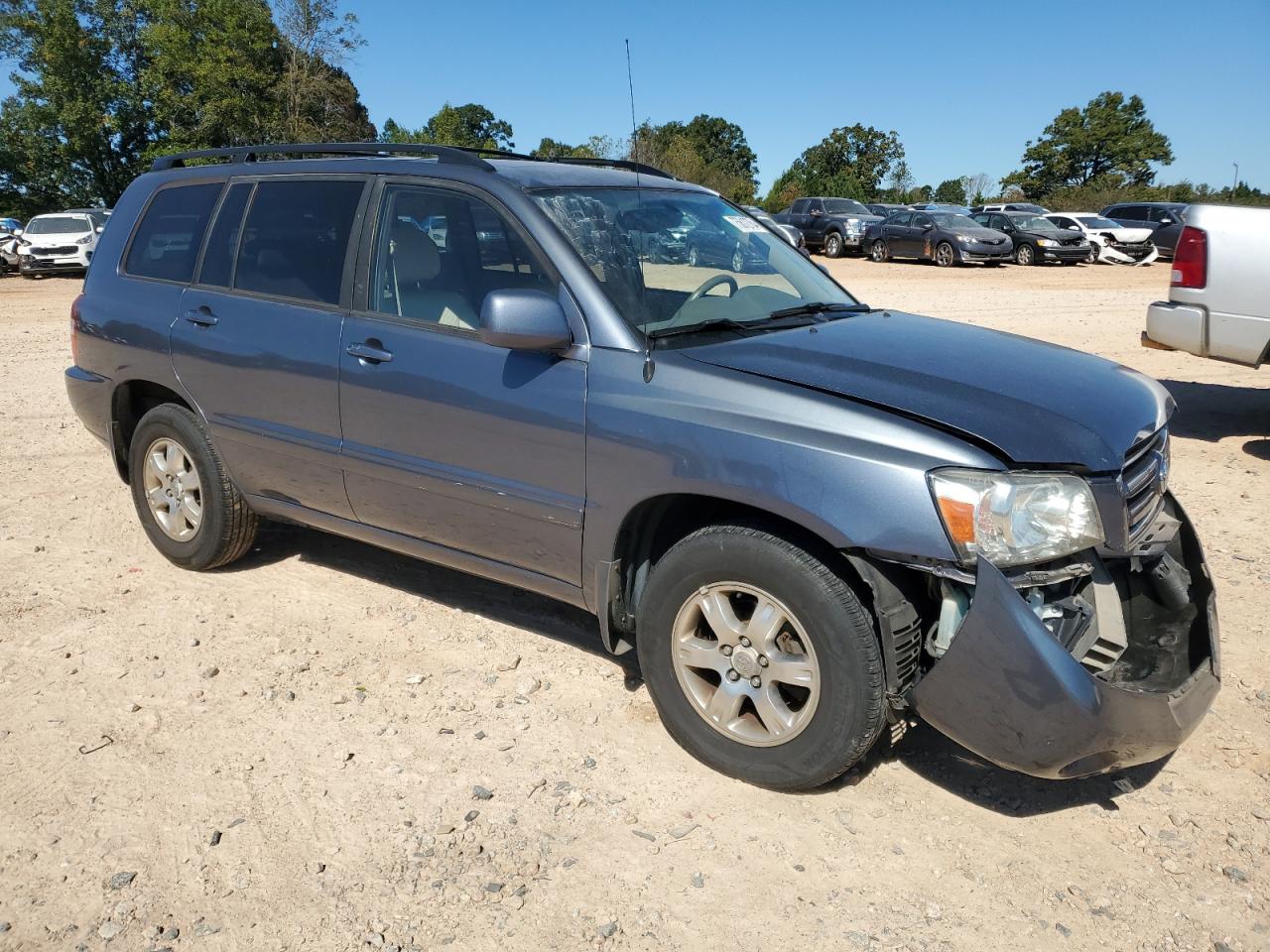 2006 Toyota Highlander VIN JTEGP21A860118413 Copart auction photo, front end / mechanical damage thumbnail 4