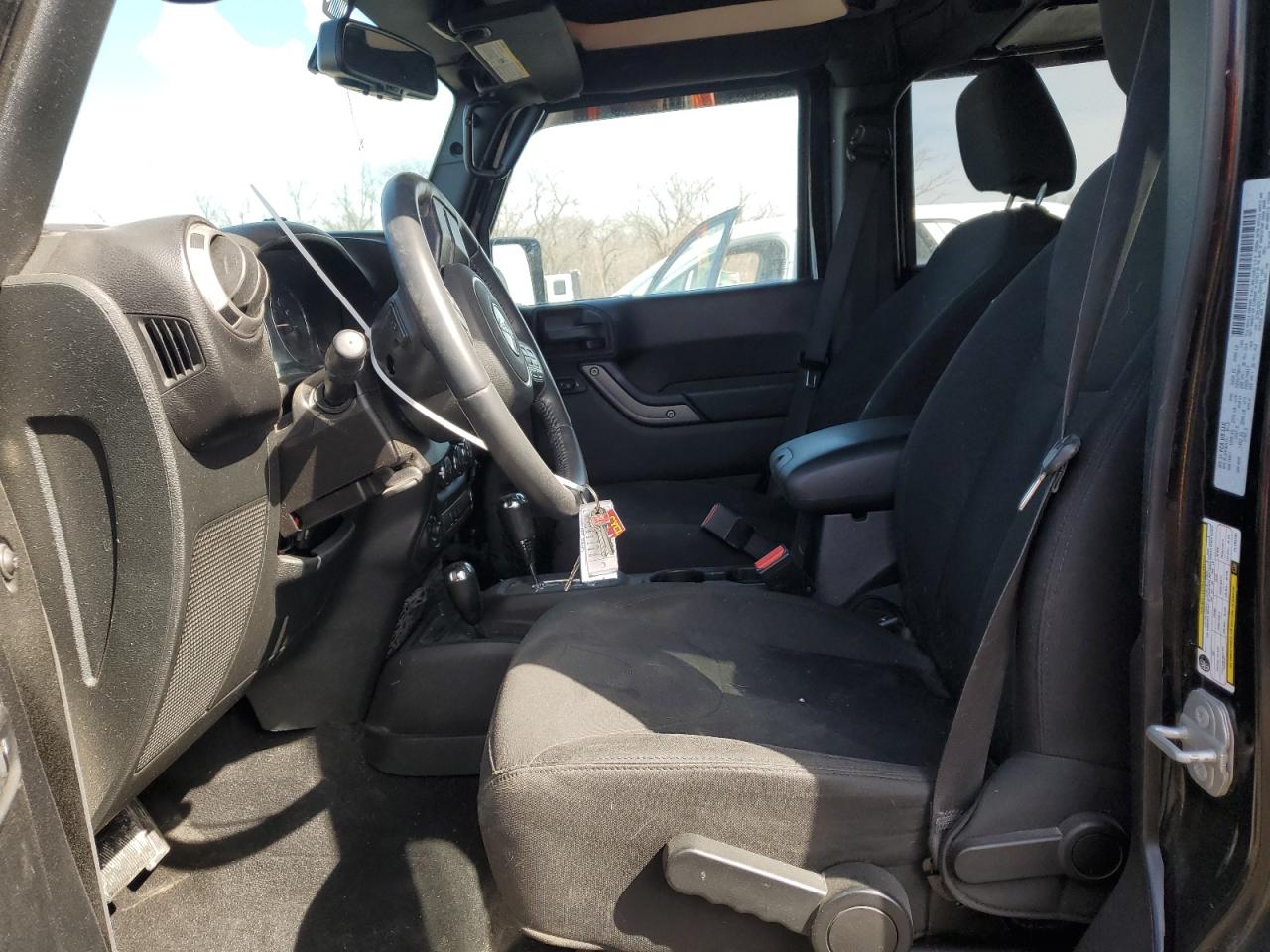 2015 Jeep Wrangler VIN 1C4BJWDG1FL759781 Copart auction photo, front end / rear end damage thumbnail 7