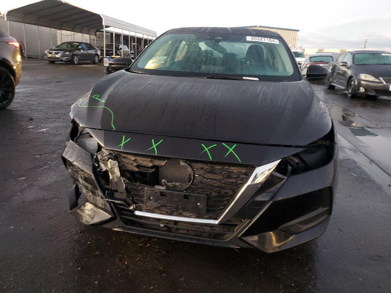 2021 Nissan Sentra VIN 3N1AB8CV9MY222037 Copart auction photo, front end damage thumbnail 5