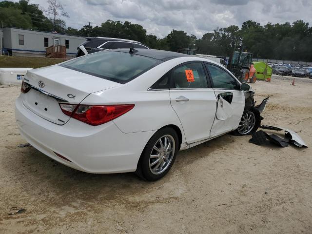 2012 Hyundai Sonata VIN 5NPEC4AC2CH461334 Copart auction photo, side / front end damage thumbnail 3