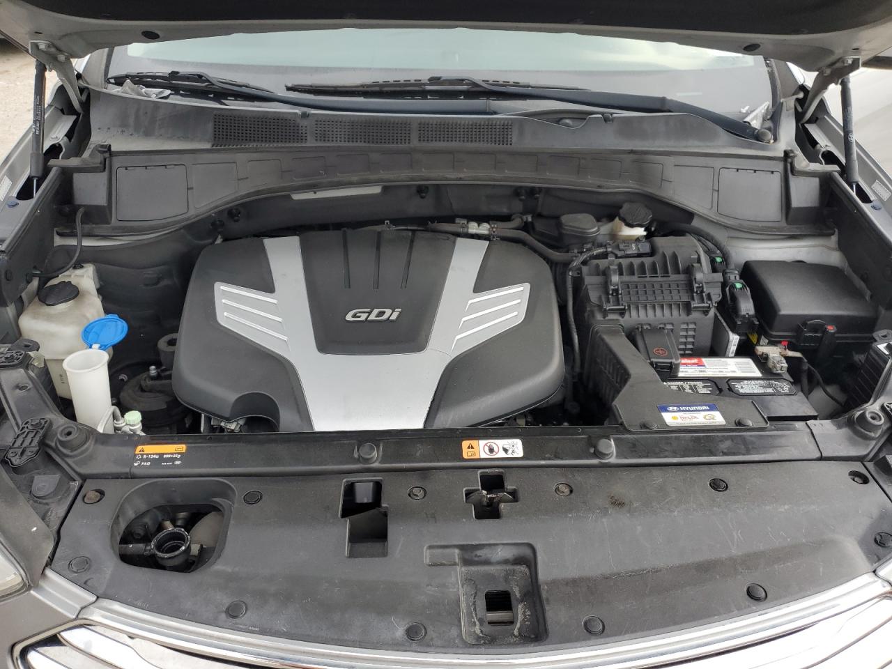 2016 Hyundai Santa Fe VIN KM8SM4HF7GU163403 Copart auction photo, minor dent/scratches damage thumbnail 12