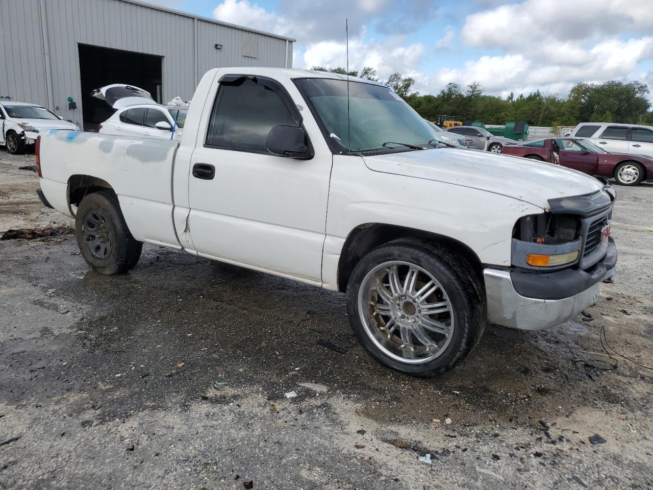 2002 GMC Sierra VIN 1GTEC14W12Z170108 Copart auction photo, rear end damage thumbnail 4