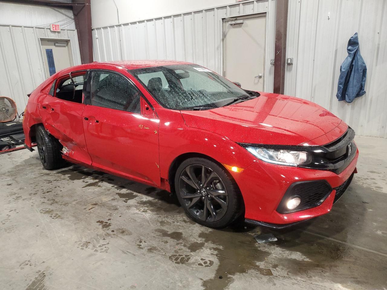 2017 Honda Civic VIN SHHFK7H40HU213000 Copart auction photo, all over damage thumbnail 4