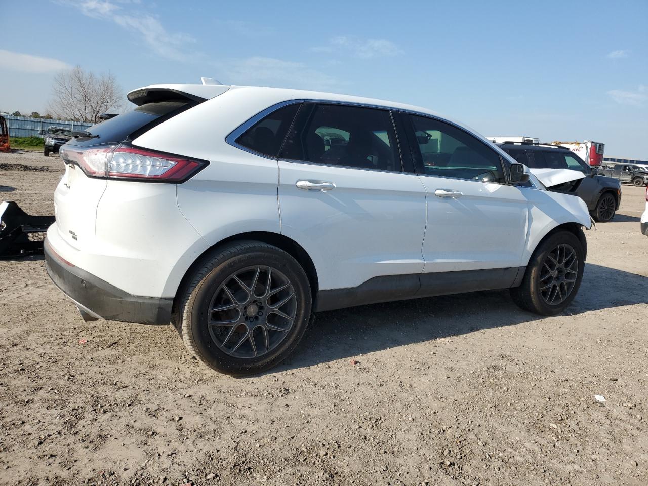 2017 Ford Edge VIN 2FMPK4J83HBC18105 Copart auction photo, front end damage thumbnail 3