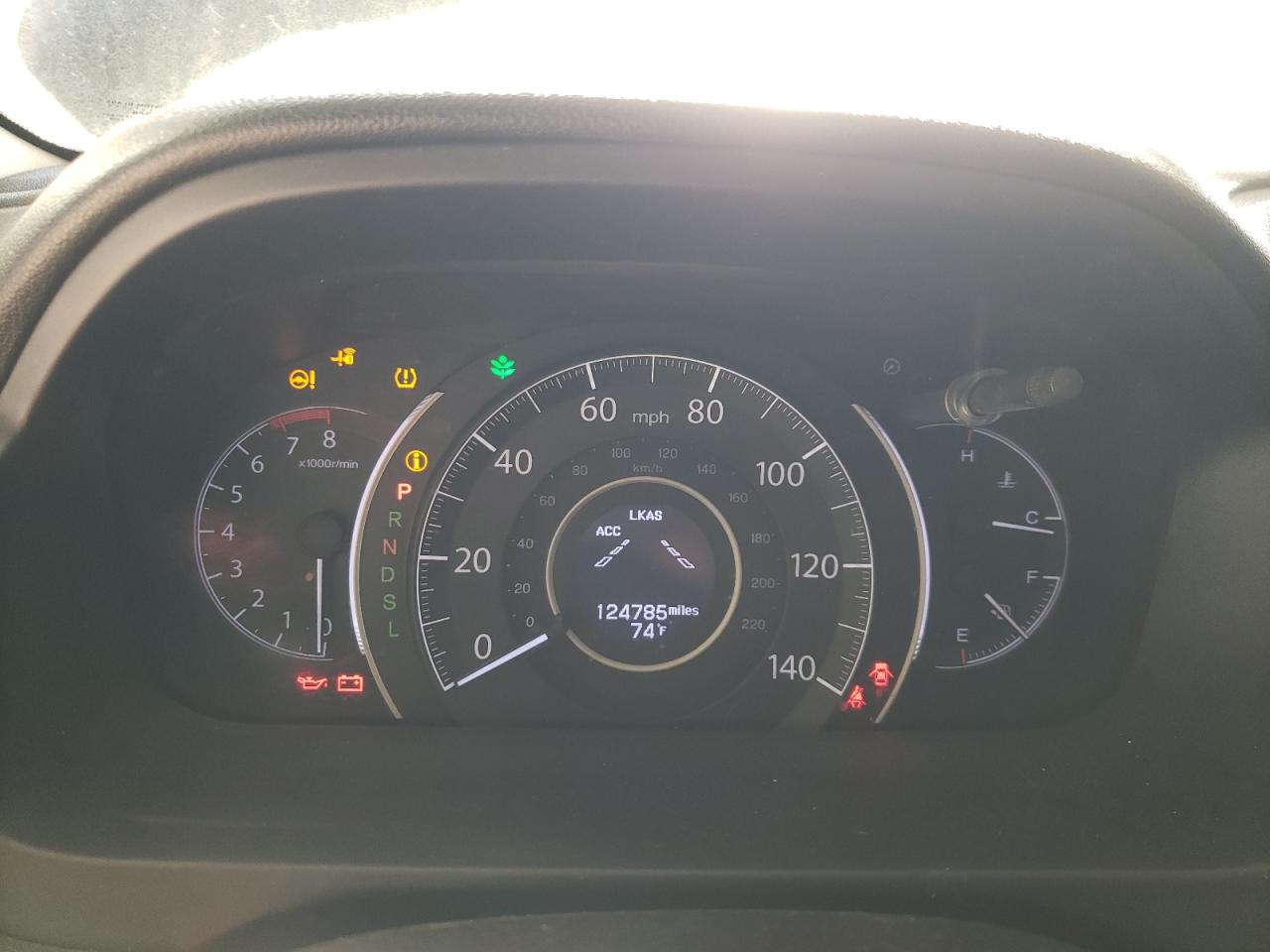 2015 Honda CR-V VIN 5J6RM4H90FL130724 Copart auction photo, rear end / side damage thumbnail 9