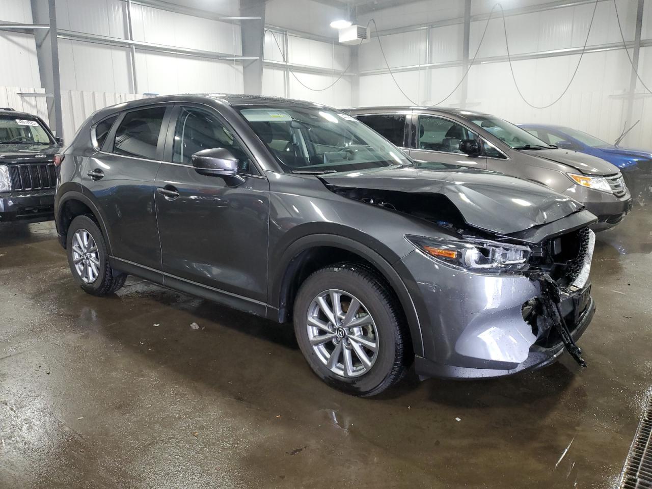 2022 Mazda CX-5 VIN JM3KFBCM4N0641572 Copart auction photo, front end damage thumbnail 4