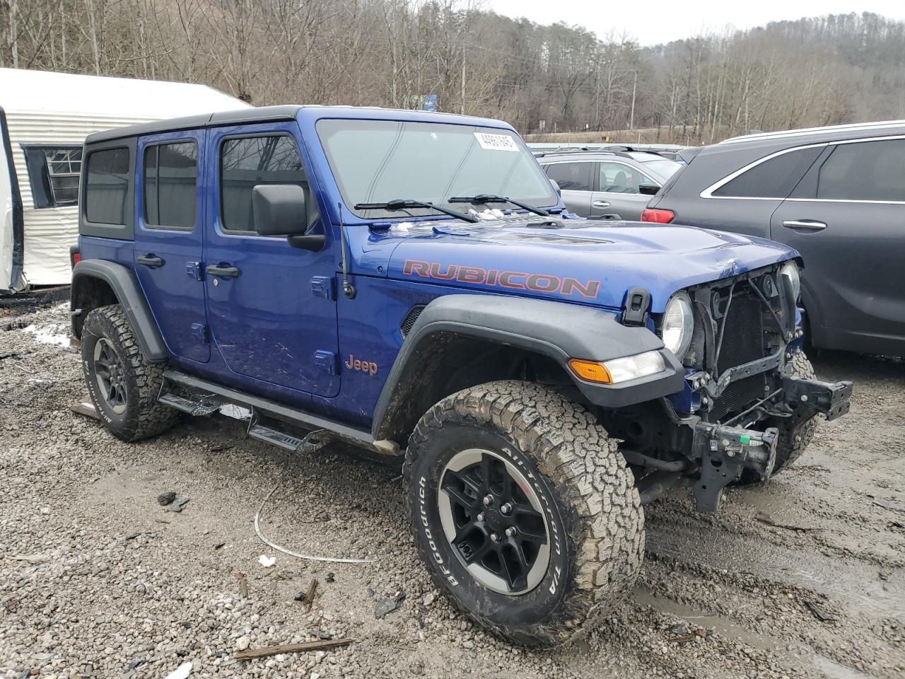 2018 Jeep Wrangler VIN 1C4HJXFG3JW307268 Copart auction photo, front end damage thumbnail 4