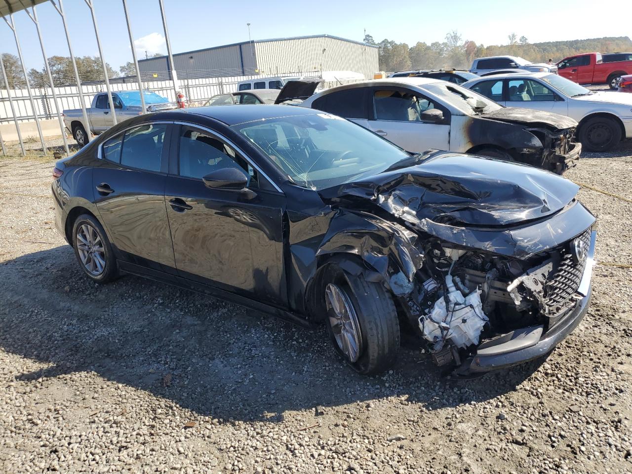 2021 Mazda 3 VIN 3MZBPAA71MM204263 Copart auction photo, front end damage thumbnail 4